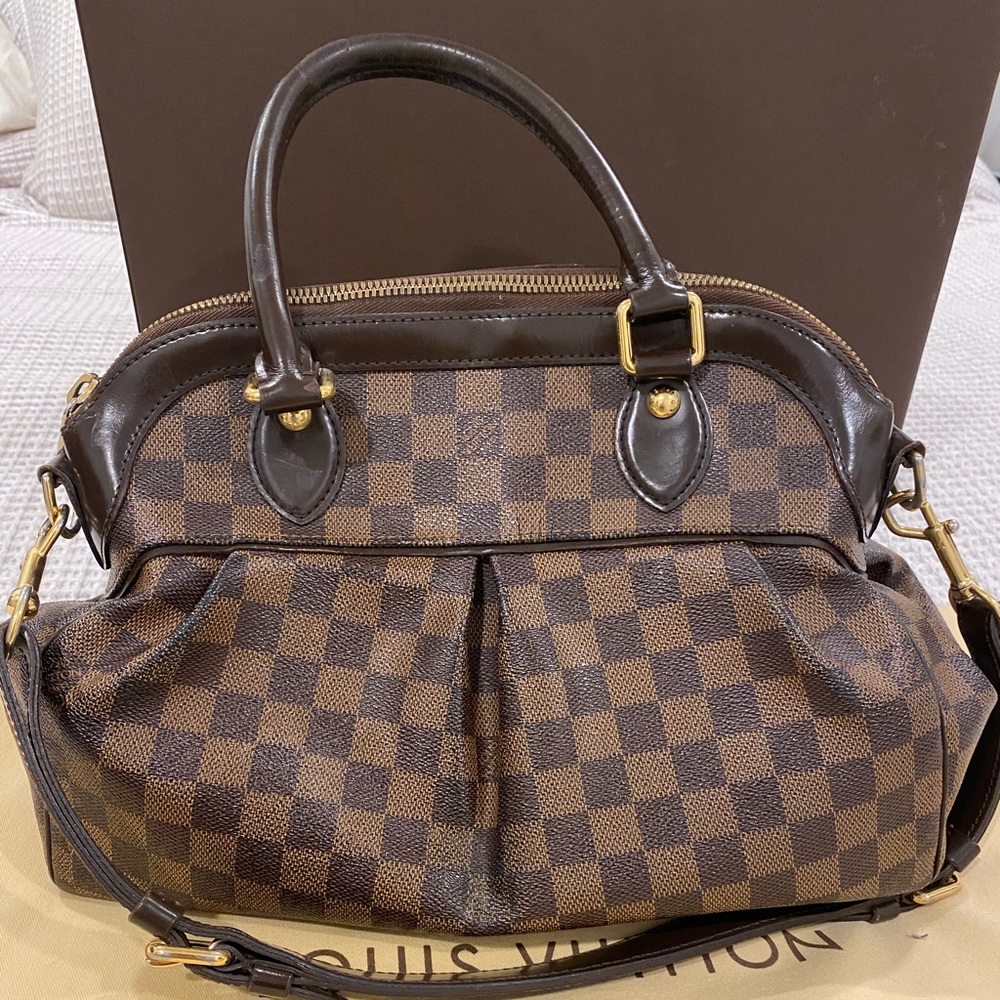 Louis Vuitton trevi leather bag